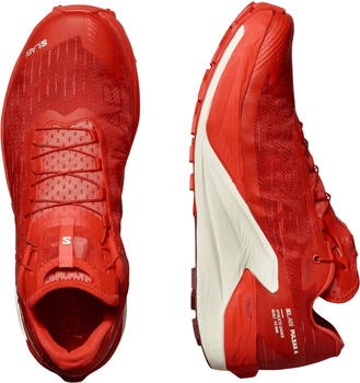 Salomon S Lab Pulsar 4 Trailrunningschuhe fiery red vanilla ice – Präziser Sitz durch EndoFit-Innenschuh