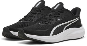 Puma Skyrocket Lite 2 Laufschuhe schwarz weiß silber – Gelenkschonende Dämpfung für konsequente Fersenlauf-Technik