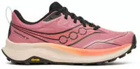 Saucony - Traillaufschuhe - Peregrine 16 Mauve/Salmon f&uuml;r Damen - Gr&ouml;&szlig;e 38,5 -