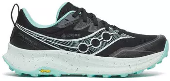 Saucony Peregrine 16 GTX Trail Shoe schwarz/hellblau