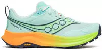 Saucony S11066-130, Saucony Peregrine 16 Trailschuh Damen-t&uuml;rkis, neongelb, Gr&ouml;&szlig;e