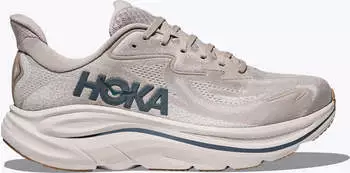 Hoka Clifton 10 Wide putty/grout