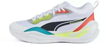Puma Playmaker Pro white-fiery coral