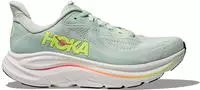 Hoka W Clifton 10 - Sea Glass/Neon Flame - 40 (US 8.5)