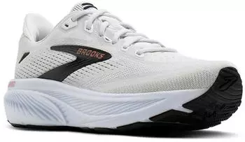 Brooks Ghost 18 Women white/black/rose gold (1B) – Atmungsaktives Obermaterial für konstante Belüftung