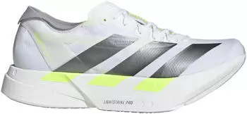 Adidas Adizero Adios Pro 4 ftwr white/iron metallic/solar yellow