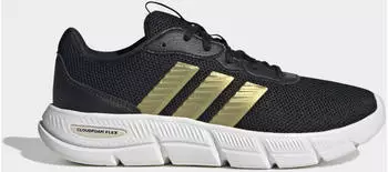Adidas CLOUDFOAM FLEX LACES Walkingschuh core schwarz/gold metallic/core wei&szlig;