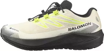 Salomon AERO FLOW GRVL GORE-TEX Running Shoe Waterproof vanilla ice/schwarz/acid lime