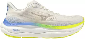 Mizuno Wave Sky 9 Womens Running Shoes (J1GD2502) snow white/silverbirch/ultramarine