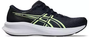 Asics PATRIOT 14 Running Shoe with Breathable Mesh Upper and Energized Midsole midnight/illuminate yellow
