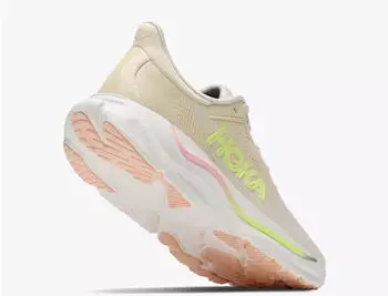 Hoka Arahi 9 Women's Road Running Shoes vintage yellow/alabaster