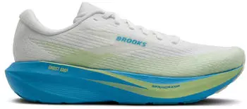 Brooks Ghost Amp white/blue/paradise green