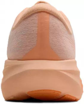 Brooks Ghost Amp Women peach/peach/white – Dämpfungssystem und Sohlenaufbau für harte Untergründe