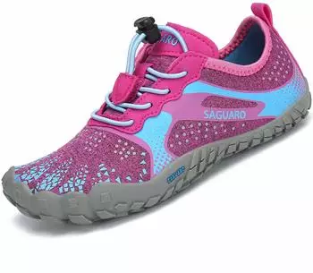 Saguaro Barefoot Shoes Quick Drying Lightweight pink
