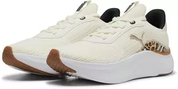 Puma Softride Mayve 2 Animal WNS warm white/warm beige/puma black