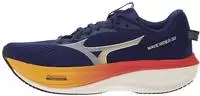 Mizuno J1GM2620-54, Mizuno Wave Rider 30 Laufschuhe Herren - blau/wei&szlig;/orange - 44