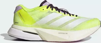 adidas Adizero Boston 13 solar yellow/cloud white/powder plum (Damen) (JP9246)