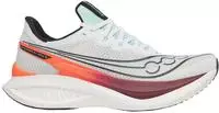 Saucony S21064-172, Saucony Endorphin Pro 5 Wettkampfschuh Herren-wei&szlig;, weinrot,