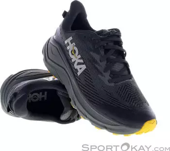 Hoka Challenger 8 Gore-Tex asphalt grey/varsity yellow (Herren) (1171958-AYV)
