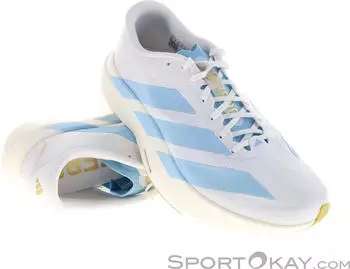 adidas Adizero Evo SL cloud white/clear blue/matte gold (Damen) (JQ4526)