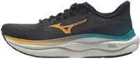 Mizuno J1GC2502-52, Mizuno Wave Sky 9 Neutralschuh Herren - dunkelblau, neongelb,