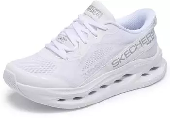 Skechers Max Cushioning Glide-Step wei&szlig;/rosa (Damen) (129400-WPK)