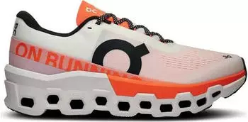 On Cloudmonster 2 white/flame (Herren) (3ME10120256)