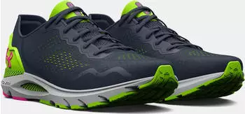 Under Armour HOVR Sonic 6 downpour gray/lime surge (Herren) (3026121-400)