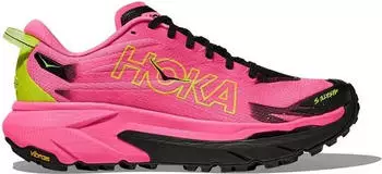 Hoka Mafate 5 neon rose/black (Damen) (1168723-NNR)