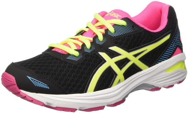 Asics Gt-1000 5 GS black/safety yellow/pink glow