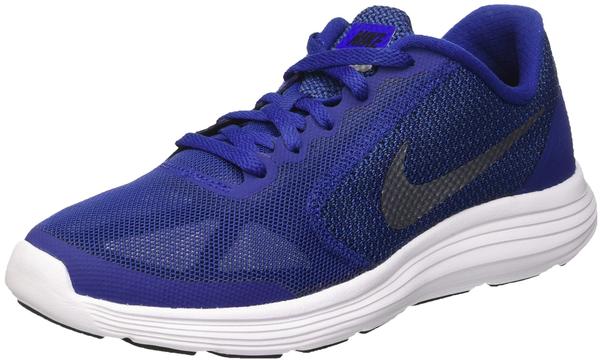 Nike Revolution 3 GS deep royal blue/metallic cool grey/black/white