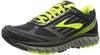 Brooks Ghost 9 black/green/lime punch