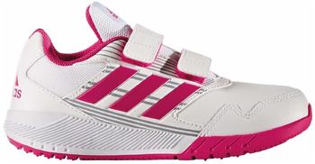 Adidas AltaRun CF K ftwr white/bold pink/mid grey