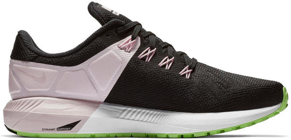 Nike Air Zoom Structure 22 Women Black/Pink Foam/Lime Blast/Vast Grey