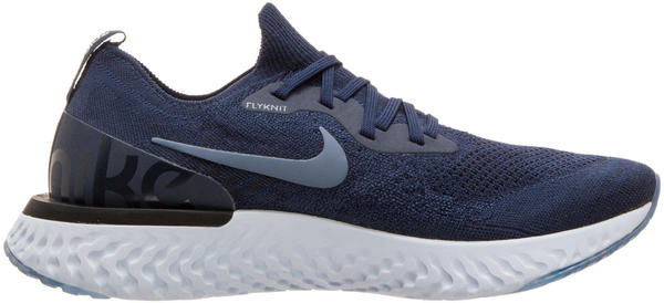 Nike Epic React Flyknit College Navy Diffused Blue Football Grey