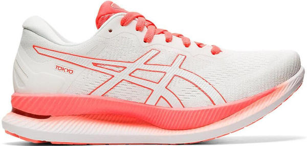 Asics Glideride Women white/sunrise red