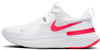 Nike React Miler Damen white/photon dust/photon dust/laser crimson