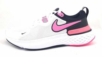 Nike React Miler Damen white/pink blast