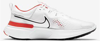 Nike React Miler 2 white/chile red/platinum tint/black