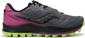 Saucony Women's Peregrine 11 ST shadow/razzle/lime