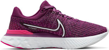 Nike React Infinity Run Flyknit 3 Women light bordeaux/pink prime/sangria/white