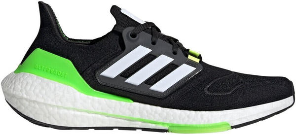 Adidas Ultraboost 22 core black/cloud white/solar green