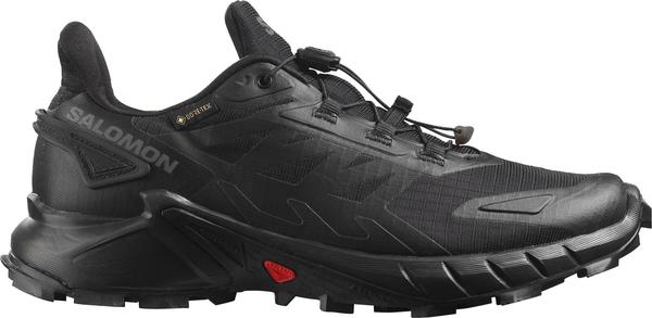 Trailrunning-Schuhe Material & Eigenschaften Salomon Supercross 4 Gore-Tex black/black/black