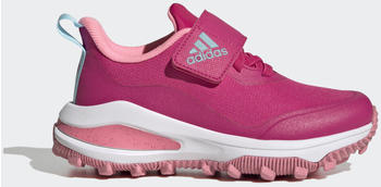 Adidas Fortarun All Terrain Cloudfoam Sport Elastic Lace and Top Strap Youth (GZ1815) team real magenta/bliss blue/beam pink