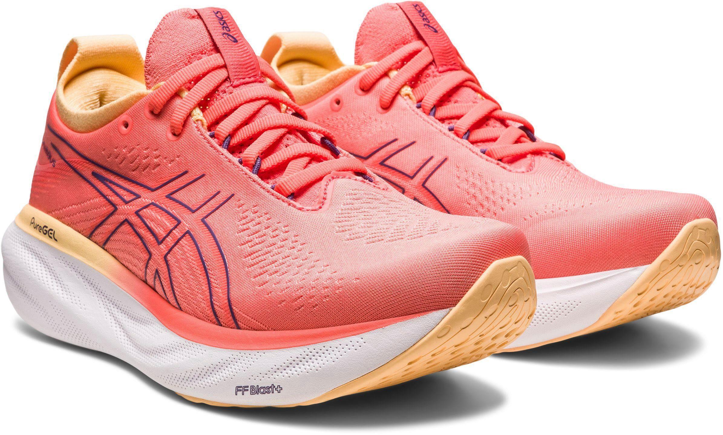 Asics Gel Nimbus 25 Women 1012B356 700 papaya dusty purple Erfahrungen auf Testbericht
