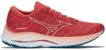 Mizuno Women's Wave Rider 26 spiced coral/vaporous gray/french blue