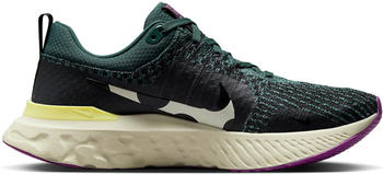 Nike React Infinity Run Flyknit 3 green/white/purple