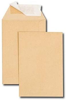 GPV Versandtaschen, B6R, 120 x 176 mm, braun, ohne Fenster
