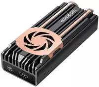 Graugear Externes USB 4.0-Aluminiumgeh&auml;use mit L&uuml;fter (G-M2U4-40G-F)