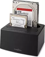 "Nedis HDDUDB3210BK, HDD, SSD, SATA, Serial ATA II, Serial ATA III, 2.5,3.5", 8 TB,